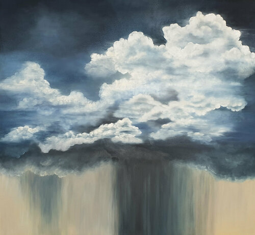 Cumulus Fluff by Rina Ritzi, Painting for Sale on Select