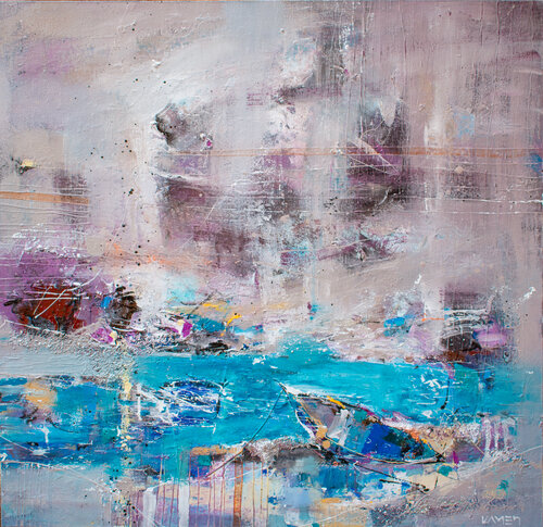 Shore Falls Asleep II by Kamen Trifonov, Painting for Sale on Select