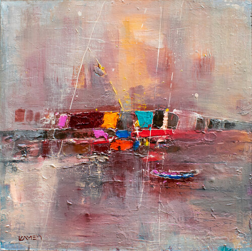 Where Light Rests by Kamen Trifonov, Painting for Sale on Select