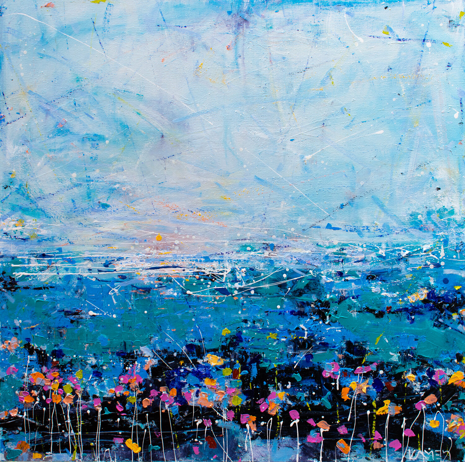 Sparkling Horizon Kamen Trifonov Original painting for sale