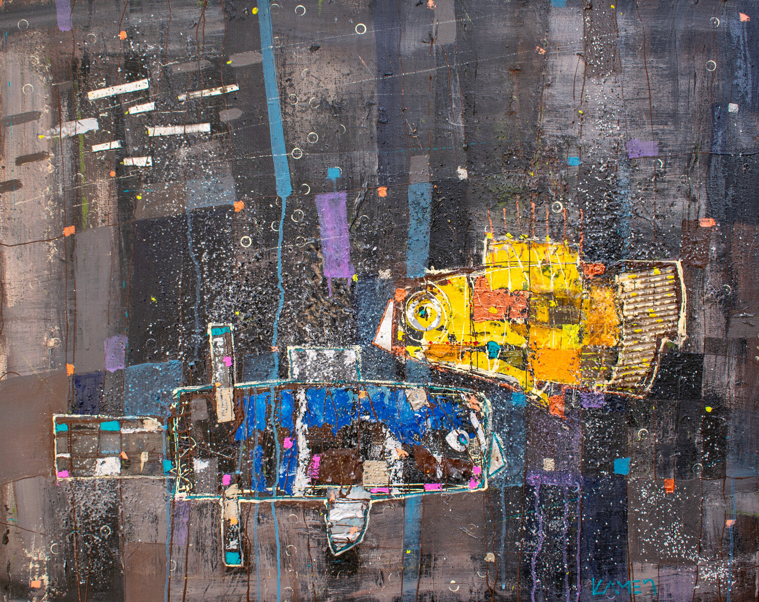 DEEP 10 Kamen Trifonov Original painting for sale