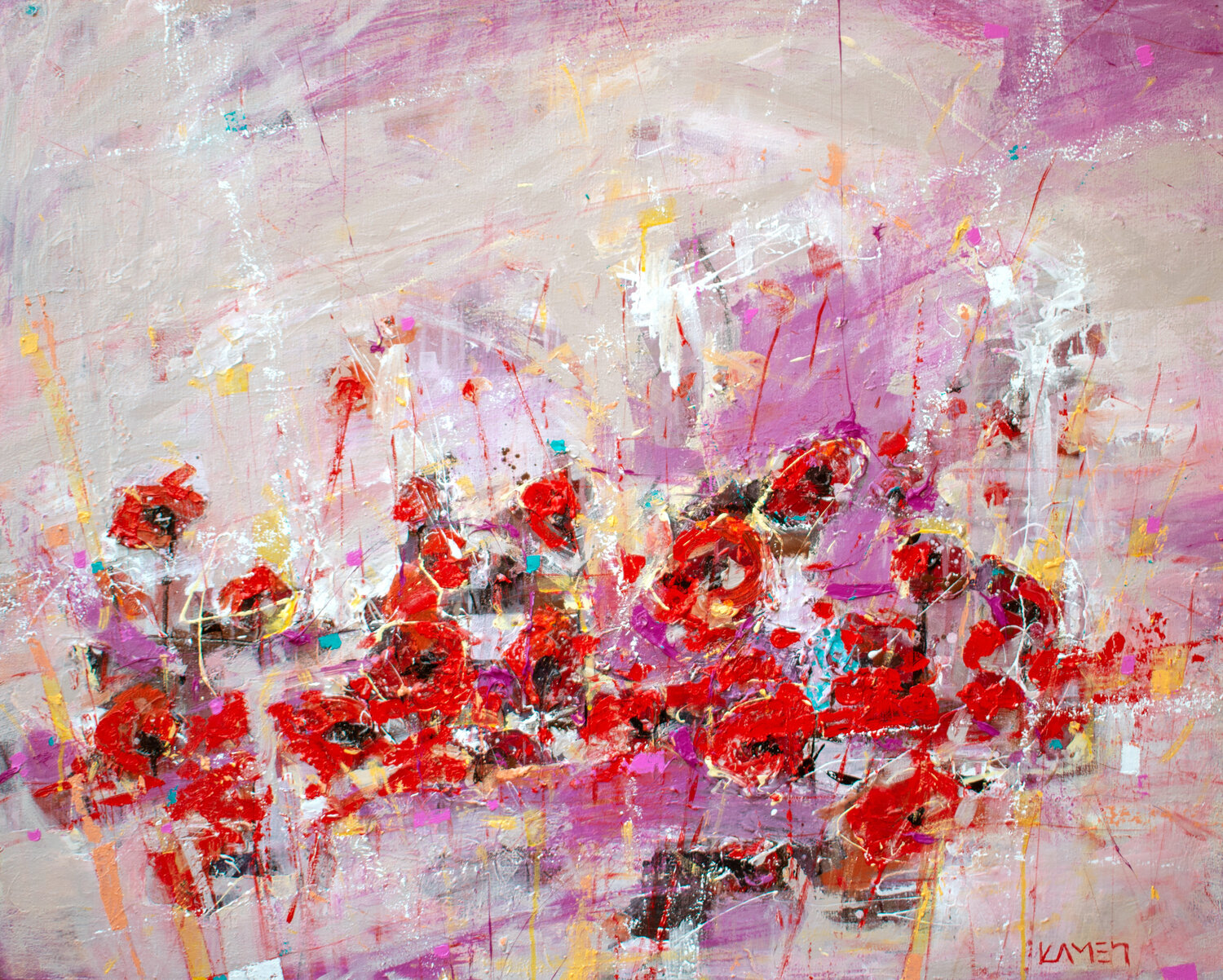 Morning Over The Meadow II Kamen Trifonov Original painting for sale