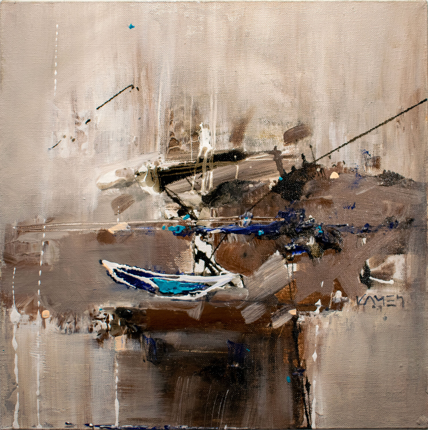 Winter Sea II Kamen Trifonov Original painting for sale