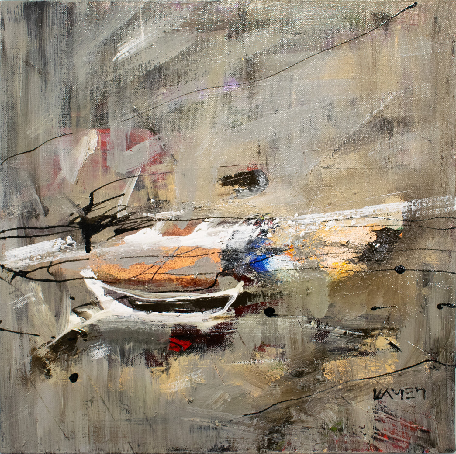 Winter Sea III Kamen Trifonov Original painting for sale