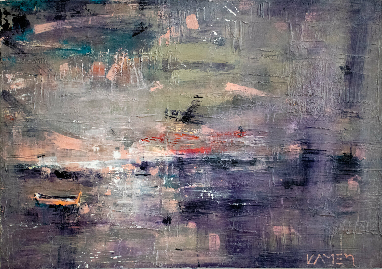 Shore Falls Asleep Kamen Trifonov Original painting for sale