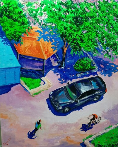 View from my Window 01 by Garry Arzumanyan, Painting for Sale on Select