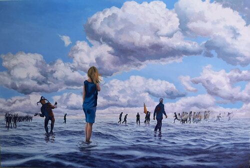 Black Door 12 by Garry Arzumanyan, Painting for Sale on Select
