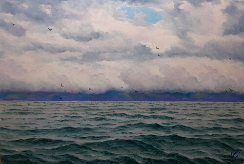 Waterscape 04 by Garry Arzumanyan, Painting for Sale on Select