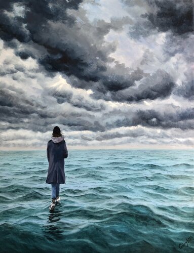 Black Door 20 by Garry Arzumanyan, Painting for Sale on Select