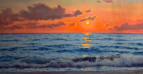 Sunset 05 by Garry Arzumanyan, Painting for Sale on Select