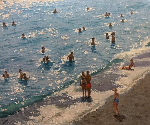The Beach 02 by Garry Arzumanyan, Painting for Sale on Select