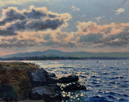 Waterscape 09 by Garry Arzumanyan, Painting for Sale on Select