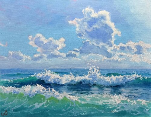 Wave 09 by Garry Arzumanyan, Painting for Sale on Select