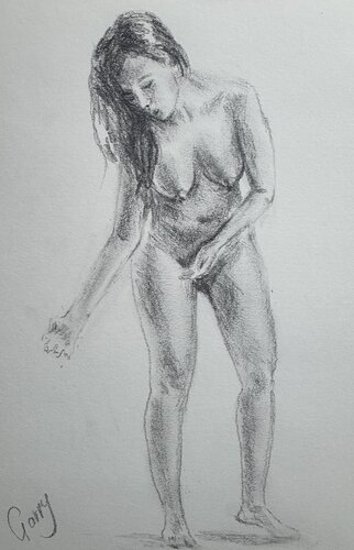 Nude 17 by Garry Arzumanyan, Drawing for Sale on Select