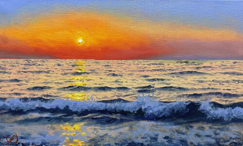 Sunset 09 by Garry Arzumanyan, Painting for Sale on Select