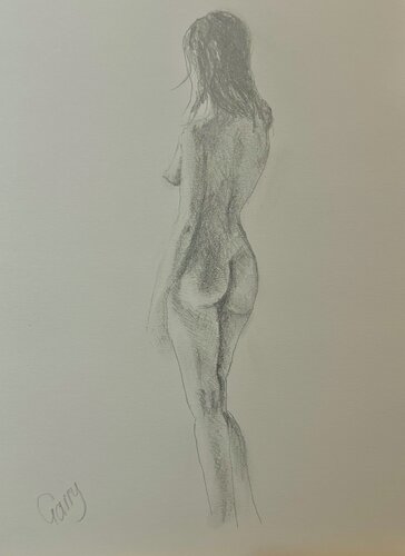 Nude 18 by Garry Arzumanyan, Drawing for Sale on Select