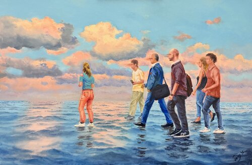 Crossing 03 by Garry Arzumanyan, Painting for Sale on Select