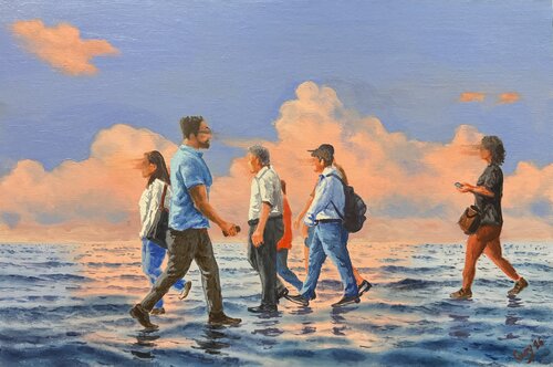 Crossing 04 by Garry Arzumanyan, Painting for Sale on Select