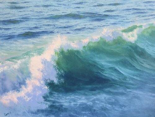 Wave 11 by Garry Arzumanyan, Painting for Sale on Select
