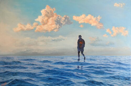 Black Door 01 by Garry Arzumanyan, Painting for Sale on Select