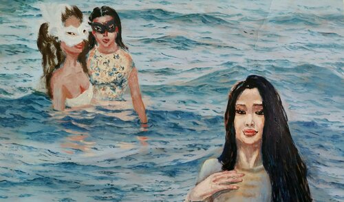Masks 03 by Garry Arzumanyan, Work on Paper for Sale on Select