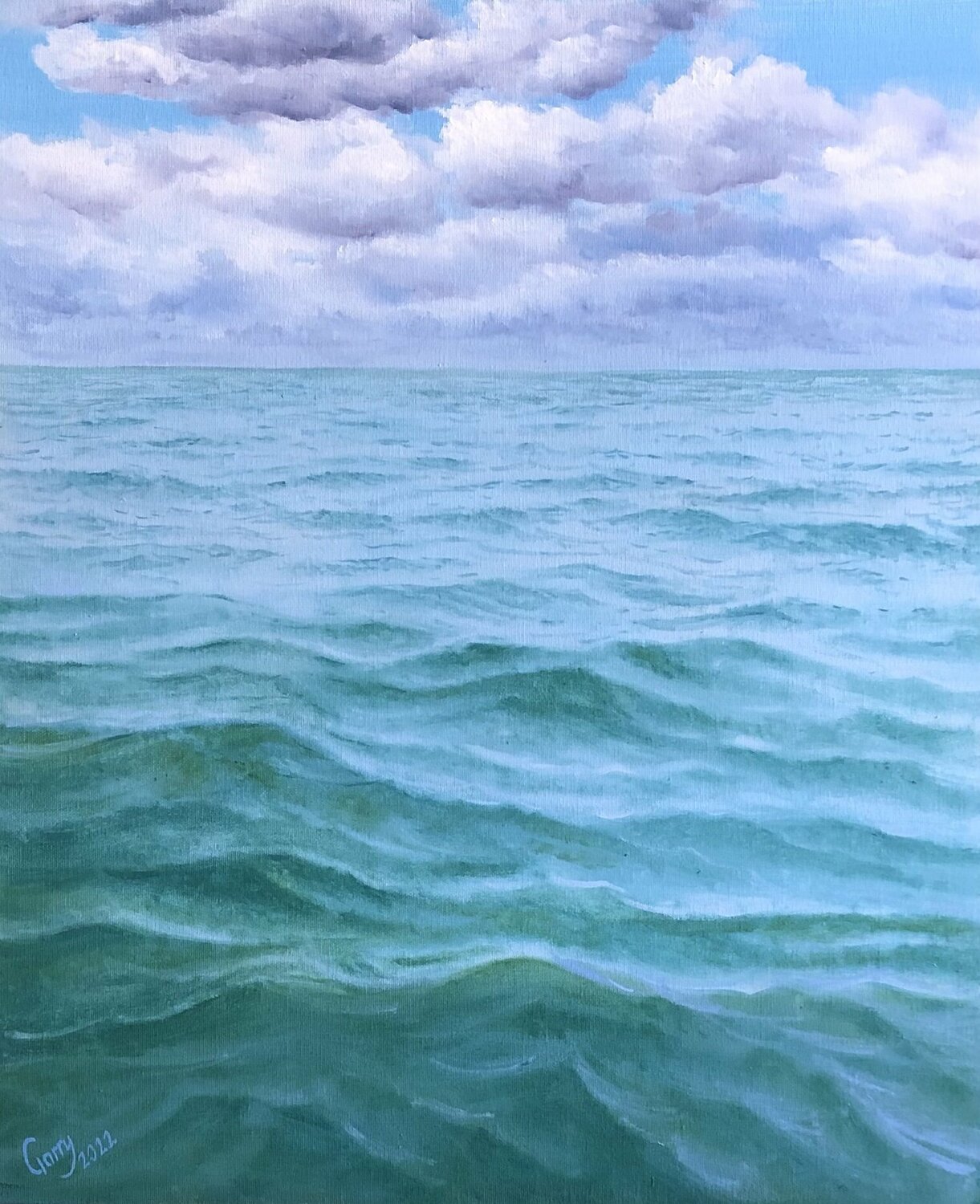 Seascape 18 Garry Arzumanyan Original painting for sale