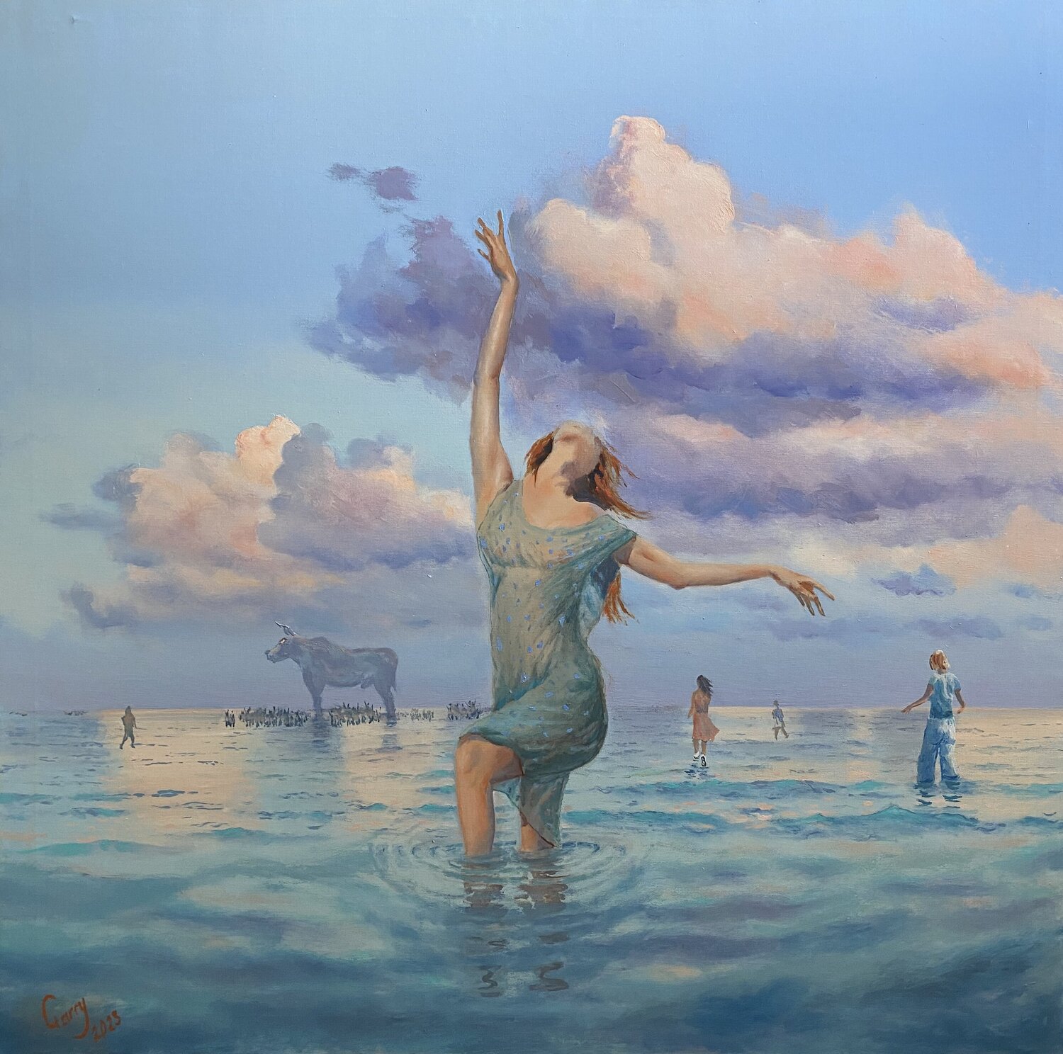 Heteroscedasticity 01 Garry Arzumanyan Original painting for sale