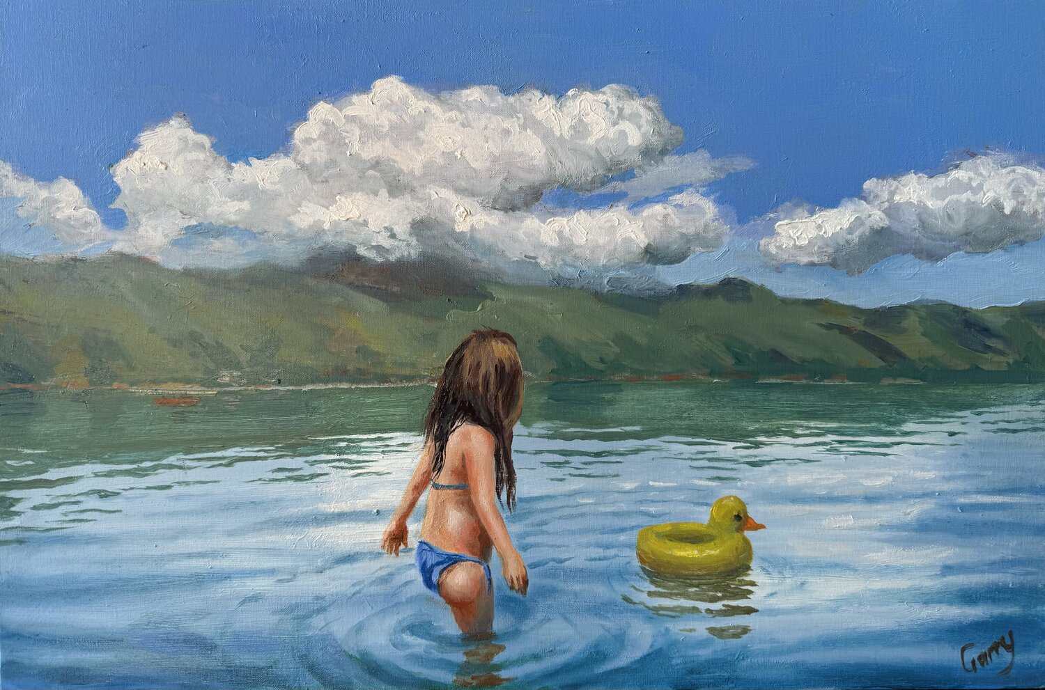 Sunny Day 04 Garry Arzumanyan Original painting for sale