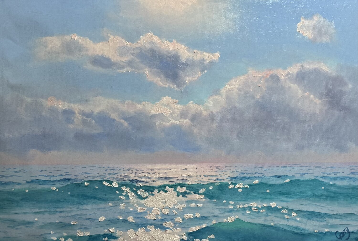 Wave 06 Garry Arzumanyan Original painting for sale