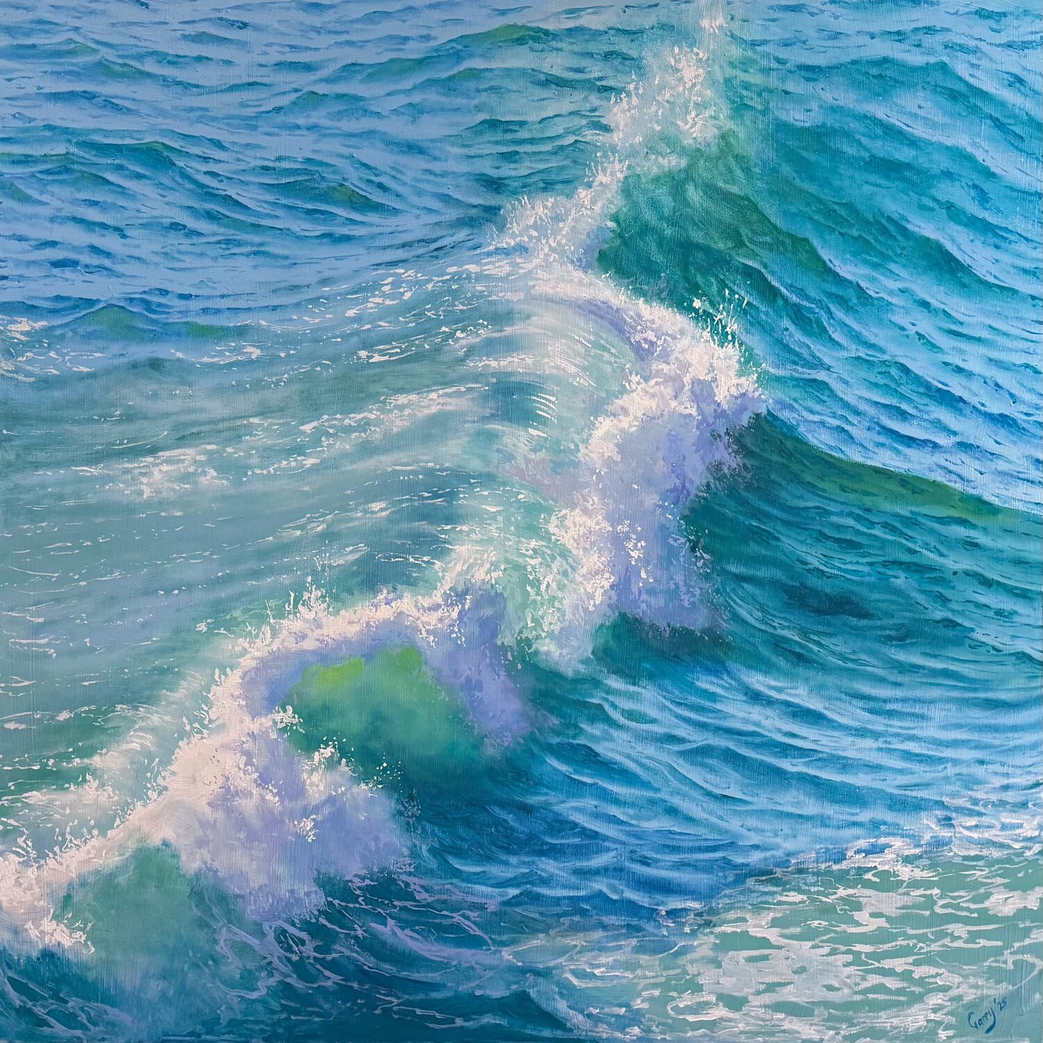 Wave 08 Garry Arzumanyan Original painting for sale