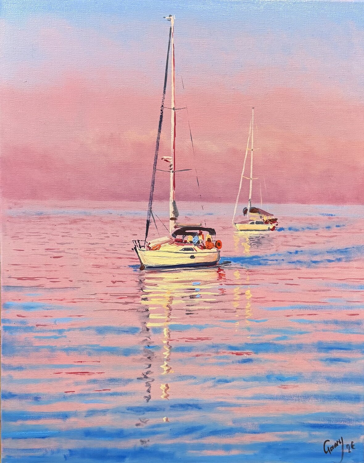Calm 09 Garry Arzumanyan Original painting for sale
