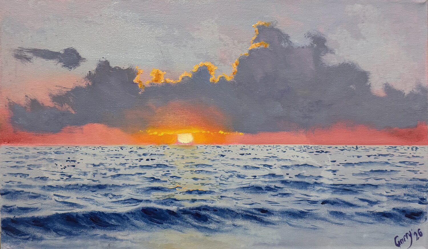 Sunset 16 Garry Arzumanyan Original painting for sale