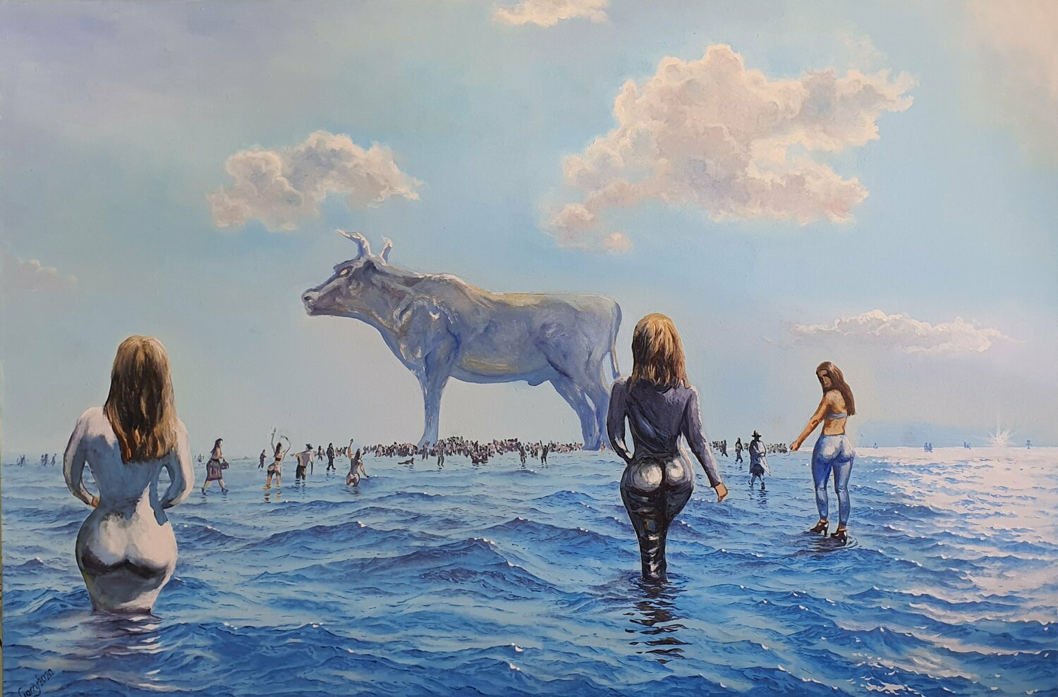 Apocalypse 01 Garry Arzumanyan Original painting for sale