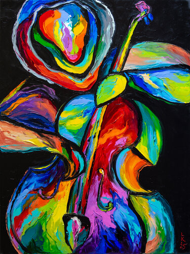 Midnight Jam by Liubov Kuptsova, Painting for Sale on Select