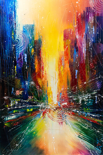 Urban Awakening von Liubov Kuptsova, Malerei kaufen auf Select