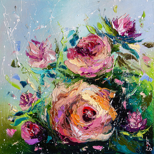 Blooming Silence von Liubov Kuptsova, Malerei kaufen auf Select