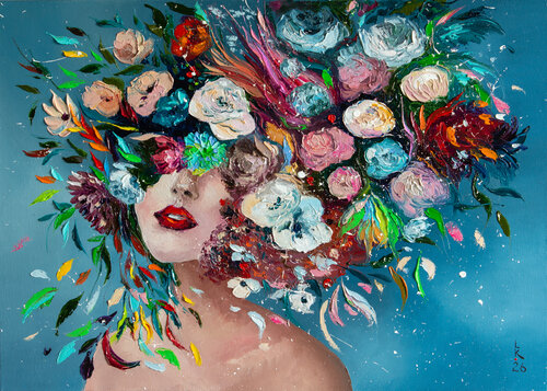 Blooming Thoughts von Liubov Kuptsova, Malerei kaufen auf Select