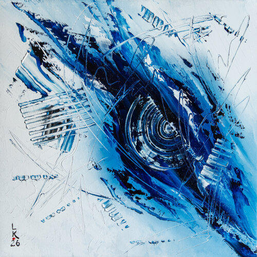 Blue Frequency von Liubov Kuptsova, Malerei kaufen auf Select