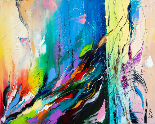 Chromatic Flow von Liubov Kuptsova, Malerei kaufen auf Select