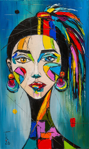 Color Rebel von Liubov Kuptsova, Malerei kaufen auf Select