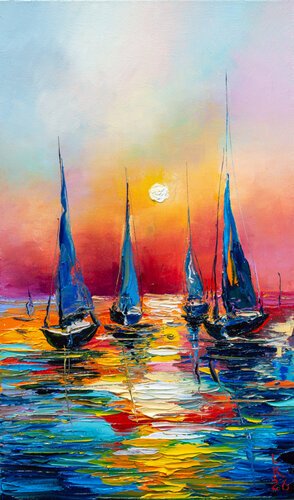 Dreaming of the Sea von Liubov Kuptsova, Malerei kaufen auf Select