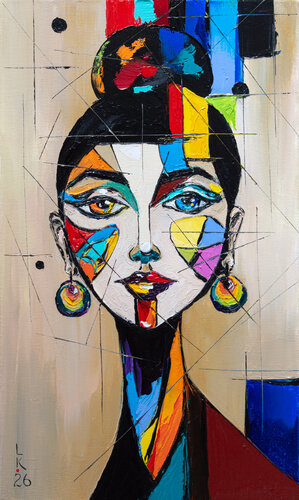 Fragmented Beauty von Liubov Kuptsova, Malerei kaufen auf Select