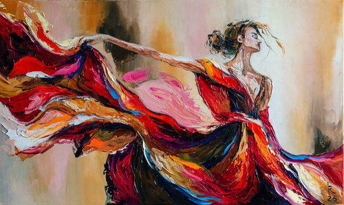 Flamenco Spirit von Liubov Kuptsova, Malerei kaufen auf Select