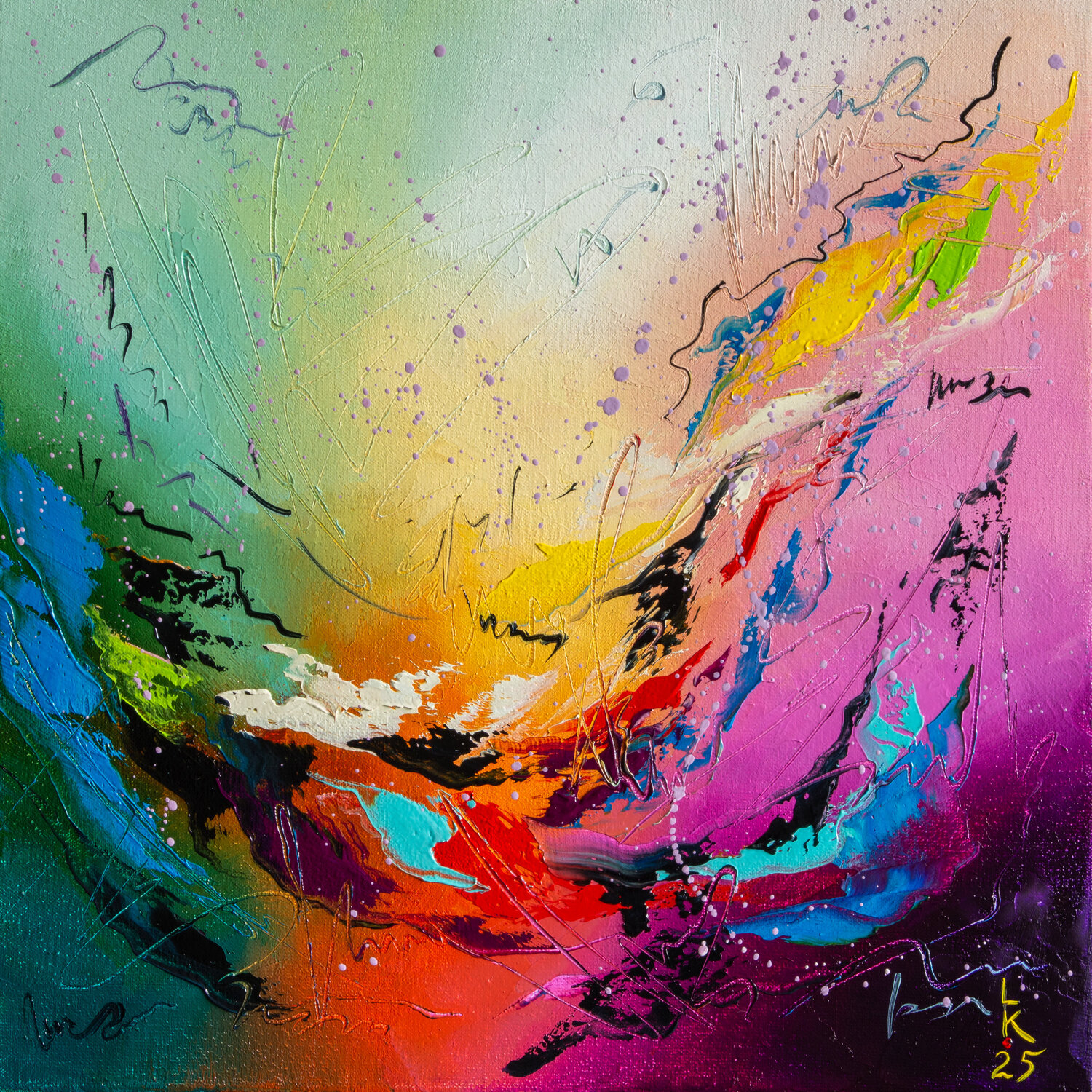 Colorstorm Liubov Kuptsova Originalgemälde zu verkaufen