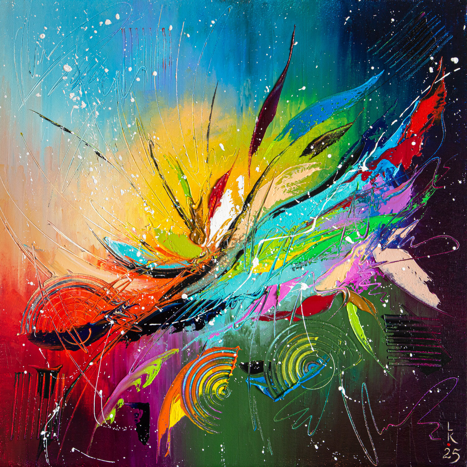 Energy of Creation Liubov Kuptsova Originalgemälde zu verkaufen