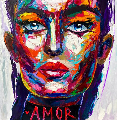“AMOR OR INDIFFERENCE” by Lina Redford, Painting for Sale on Select