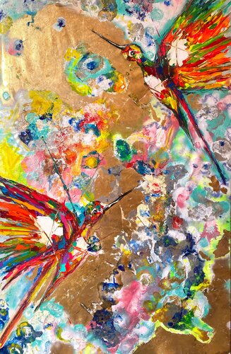 Diamond from the Earth Core by Lina Redford, Painting for Sale on Select