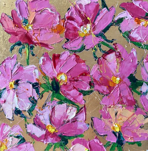Wild Peonies by Lina Redford, Painting for Sale on Select