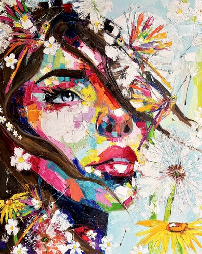 The Weight of a Fleeting Moment by Lina Redford, Painting for Sale on Select