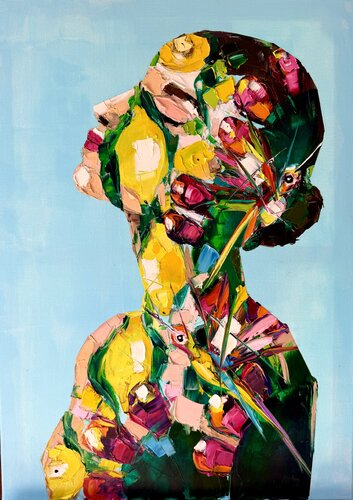“THE BEGINNING” by Lina Redford, Painting for Sale on Select